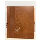 Vtg Scrapbook with Vtg greeting cards