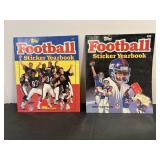 1986 & 1987 TOPPS Football Sticker Yearbook