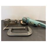 Table vise,  6 inch clamp & 4 inch electric...