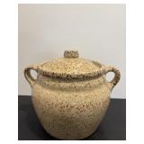 Vtg Monmouth pottery crock canister