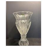 Shannon 24% lead crystal 16"H vase