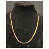 14Kt necklace marked Israel