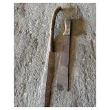 Antique wooden handled trade knife
