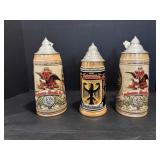 Anheuser Busch steins J series 61538 & D series...