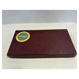 Msroon Box Scrabble Board Game By Selchow &