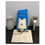 (2) Clothing fabric steamers & a scrubbing...