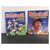 1985 & 1987 ToPPS Football Sticker Yearbook..