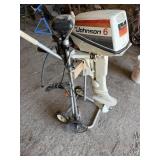 Johnson 6 seahorse boat motor - runs &
