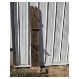 Primitive stand - pool rack.