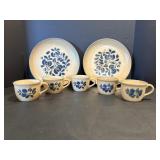 Pfaltzgraff plates & cups - small chips on plates