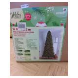 12 Ft. Pre-Lit Douglas Fir Christmas Tree