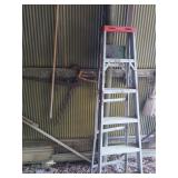 Ladder, Shovels, Rake, Car and More