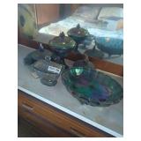Carnival Glass Bowls, Dishes, and Serving Pieces
