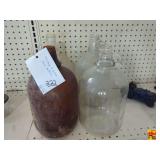 (4) Vintage 1-Gallon Glass Bottles (H095)