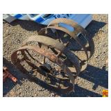 Large Metal Wheels (2 each)