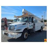2005 International 4000 Bucket Truck, has oil leak & dead battery; 10,486 Miles; VIN 1HTMKAAR45H698445