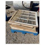 (1) Lot Of Old Wood Windows