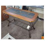 Metal Frame Console Table