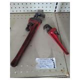 (2) Pipe Wrenches
