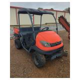 Kubota 4x4 Side-By-Side; 18,447 hrs
