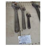 (3) Vintage Crescent-Style Wrenches