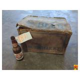 Old Beer Bottles & Box