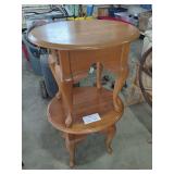 (2) Oak End Tables
