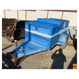 Blue Trailer With Engine & Pump, Bill Of Sale Only