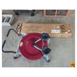 New Full Size Bed Spring & Exercise Equipment