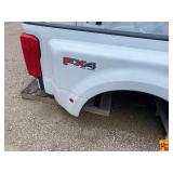 Ford Super Duty White Truck Bed