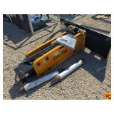 2025 Wolverine Skid Steer Concrete Breaker Attachment With Nitrogen Tank, Model CB-11-750F (Brand New, Tanks are stored separately)