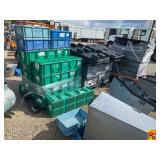 (1) Lot Of Plastic Crates