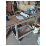 Rolling Shop Cart & Contents