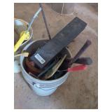 Two Buckets with Assorted Items