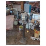 Craftsman Bench Grinder on a Pedestal Stand