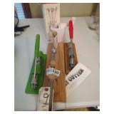 Canning Jar Lid or Wire Bail Lifters & a Manual Corn Cutter