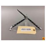 Butterfly Knife with Stainless Steel Blade