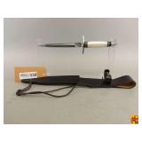 Dagger with Leather Sheath