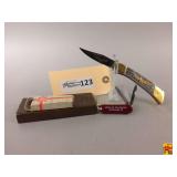 Pocket Knife with Eagle Design and Army Garrison Pocket Knife