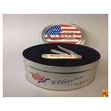 Case XX Mini Trapper Knife - Memorial Day 2008 with Tin