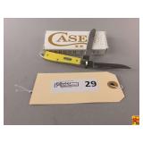 Case XX 3207 CS Yellow Mini Trapper Knife with Box