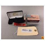 Case XX USA 6254 SS Trapper Pocket Knife with Box and Case