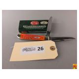 Case XX Pearl Premier Tangerine 6254 SS Pocket Knife with Box