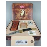 Case XX USA 2159L SS Hunter Lockback Knife Gift Set with Sheath and Honing Oil