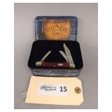 Case XX 6318SS Pocket Worn Knife in Tin