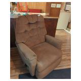 Upholstered Brown Recliner