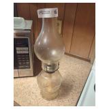 Vintage Style Glass Oil Lamp