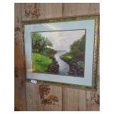 Framed Landscape Painting