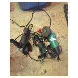 Three Angle Grinders