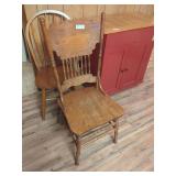 (2) Wood Dining Chairs